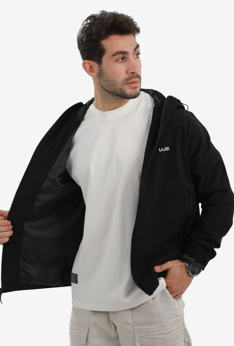 WHITE RABBIT Jacket soft with lining-Black - Image 3